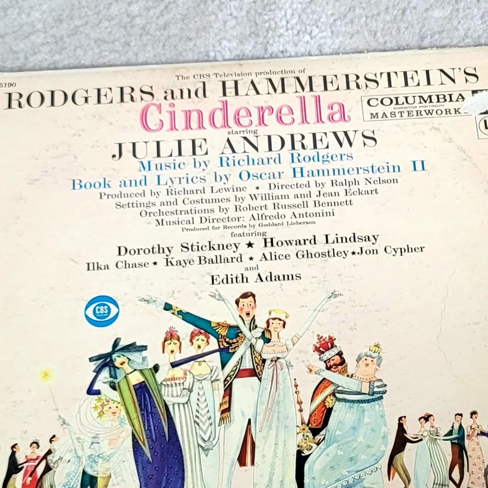 Vinyl Record - Rogers and Hammerstein's Cinderella